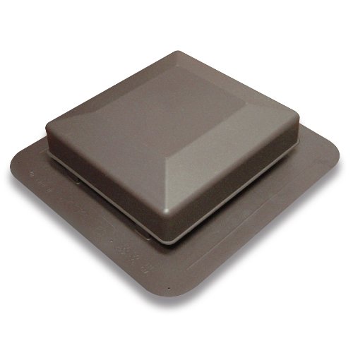 Duraflo 6050BR Square Top Roof Vent, Brown