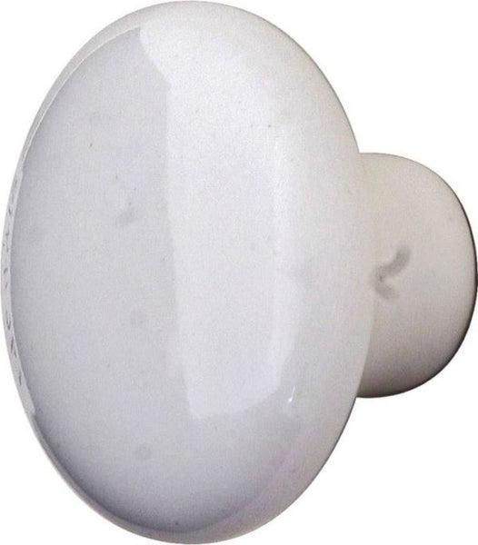 Mintcraft C101WWH35 Ceramic Knob, Gloss White, 1-3/8"