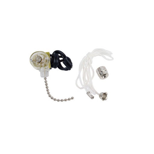 Jandorf 61208 SPST Pull Chain Switch, 3 Amp, 125 Volt