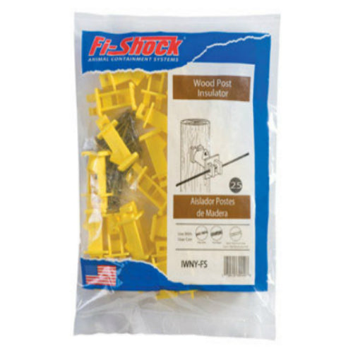Fi-Shock IWNY-FS Slant Nail Insulator, Yellow