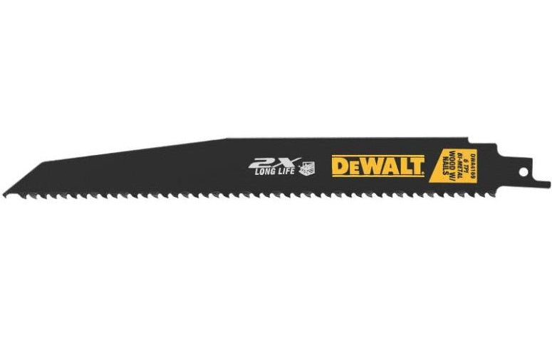 DeWalt DWA4169B25 2X Reciprocating Saw Blade, 9"