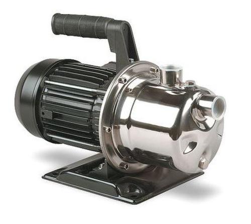 Simer 2825SS Portable Utility Transfer Sprinkler Pump, 1HP, Stainless Steel