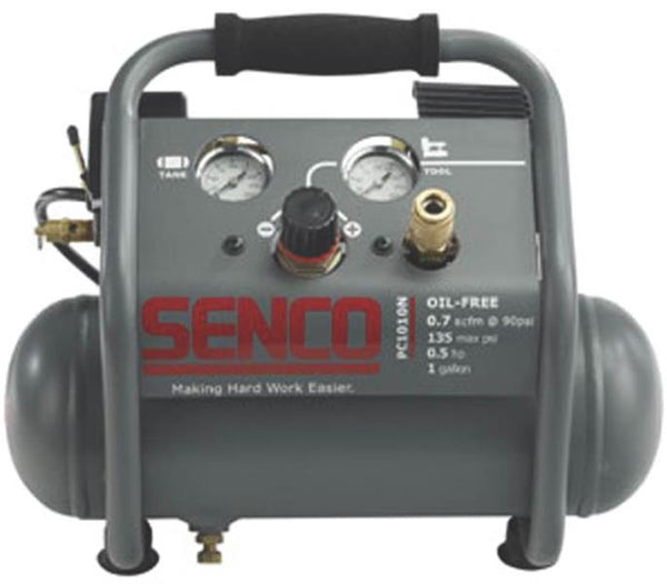 Senco PC1010N Air Compressor With Control Panel, 1 Gallon, 0.5 Hp