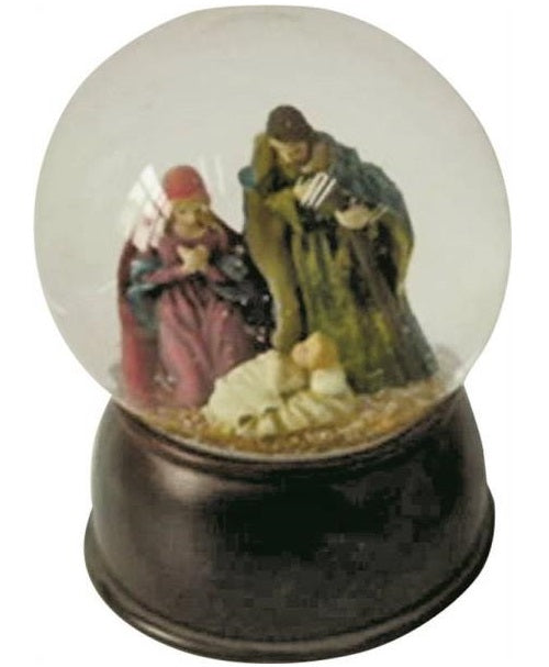 Santa's Forest 22113 Nativity Water Globe With Music, 100 MM