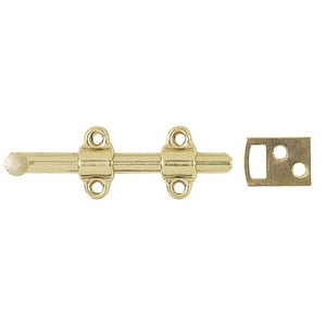 Stanley 763550 Stain Brass Surface Bolts, 4"
