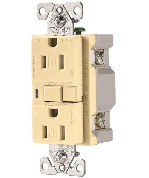 Cooper Wiring TRAFCI15V-K GFCI Receptacles, 125 Volt, 15 Amps