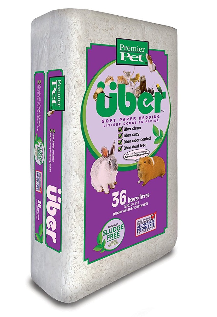 Premier Pet 80500PWUB Uber Paper Bedding Cozy and Fun for Small Animal Bedding