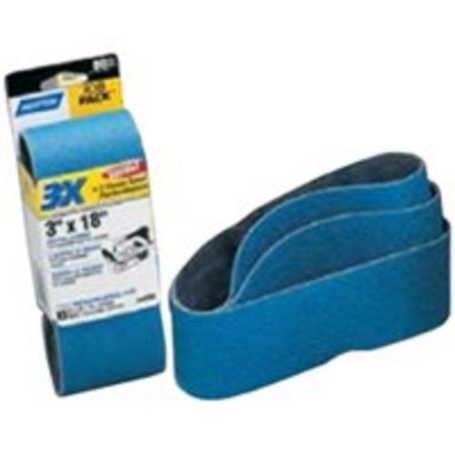 Norton27993 Power Sanding Belts 3" x 18", 80grit