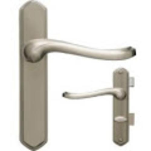 Hampton VCA112SN Satin Nickel door latch set, 3/4" to 1-1/4"