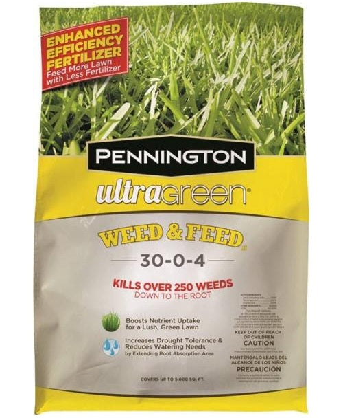 Pennington 100519571 Ultragreen Weed & Feed, Cover 5, 000 sq. ft.