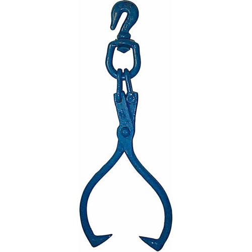 Koch 4080048/40004 Skidding Tong With Grab Hook, 16", Painted Blue