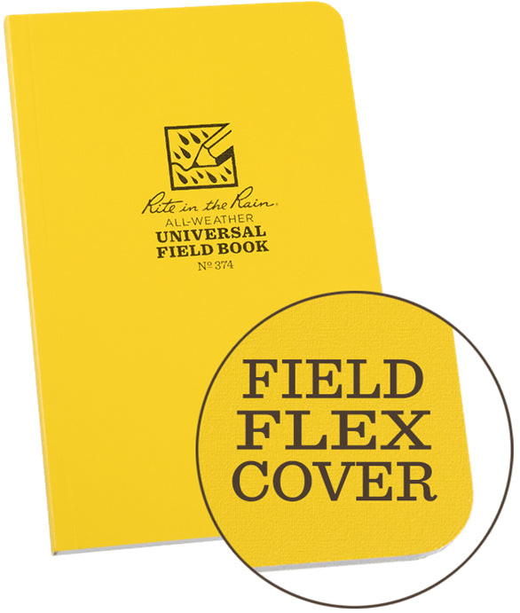 Rite in the Rain 374 Field-Flex Bound Book, 4-5/8" x 7-1/4"
