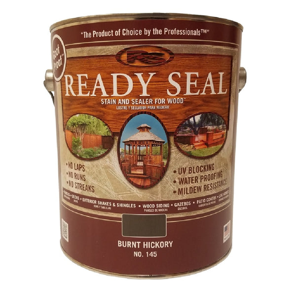 Ready Seal 145 Exterior Stain And Sealer For Wood, Burnt Hickory