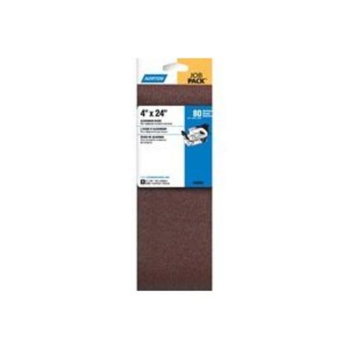 Norton 02069 High Speed Sanding Belt, 4" x 24", 80 Grit
