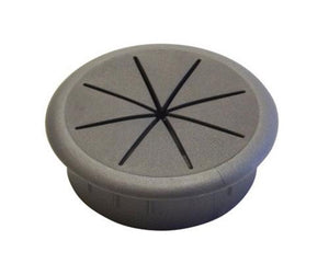 Jandorf 61620 Computer Grommet, Gray, 2-3/8"
