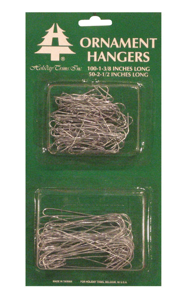 Holiday Trims 392700 Holiday Ornament Hooks, Silver