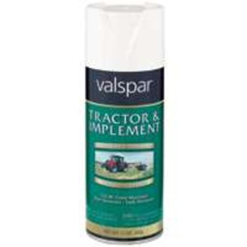 Valspar 18-5339-14 Gloss White Tractor and Implement Spray Paint , 12 Oz.