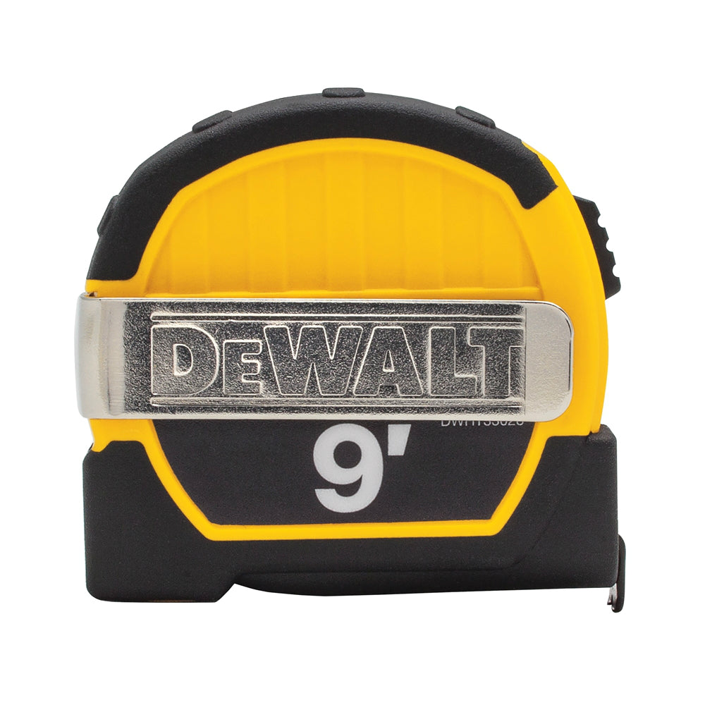 DeWalt DWHT33028M Magnetic Tape Measure, Black/Yellow, 9'