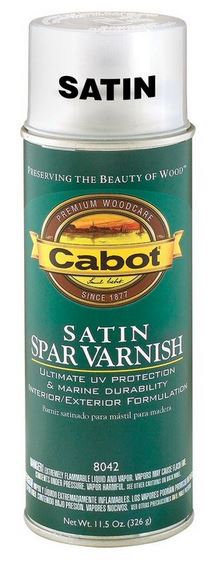 Cabot 144.0008042.076 Spar Varnish Satin Spray, 11.5 Oz
