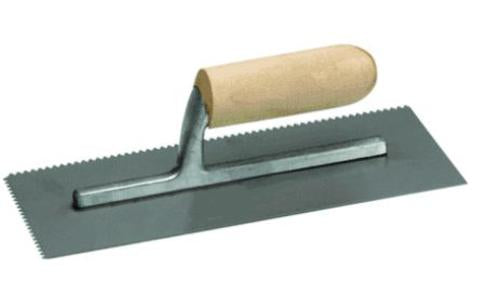 Marshalltown 16171 V-Notched Trowel, 11"x4-1/2"