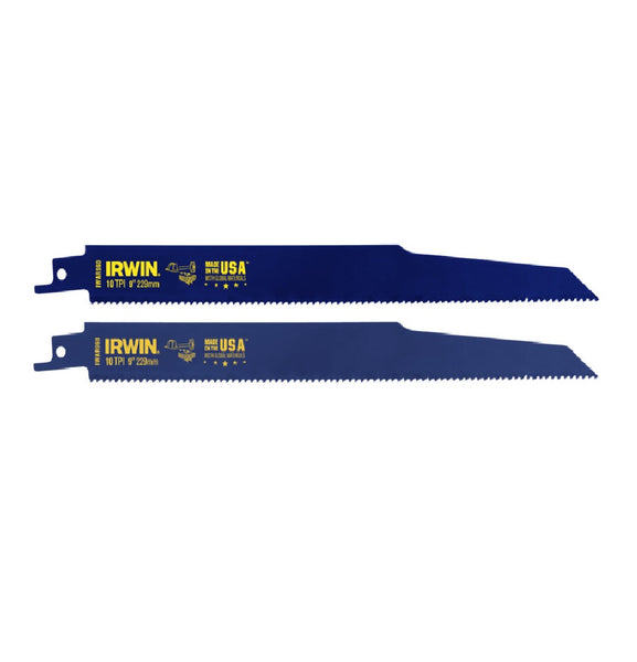 Irwin 2018874 Reciprocating Saw Blades, Bi-Metal, 9 Inch