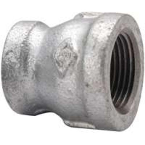 Worldwide 24-11/2X1G Galvanized Reducing Coupling, 1-1/2" x 1"
