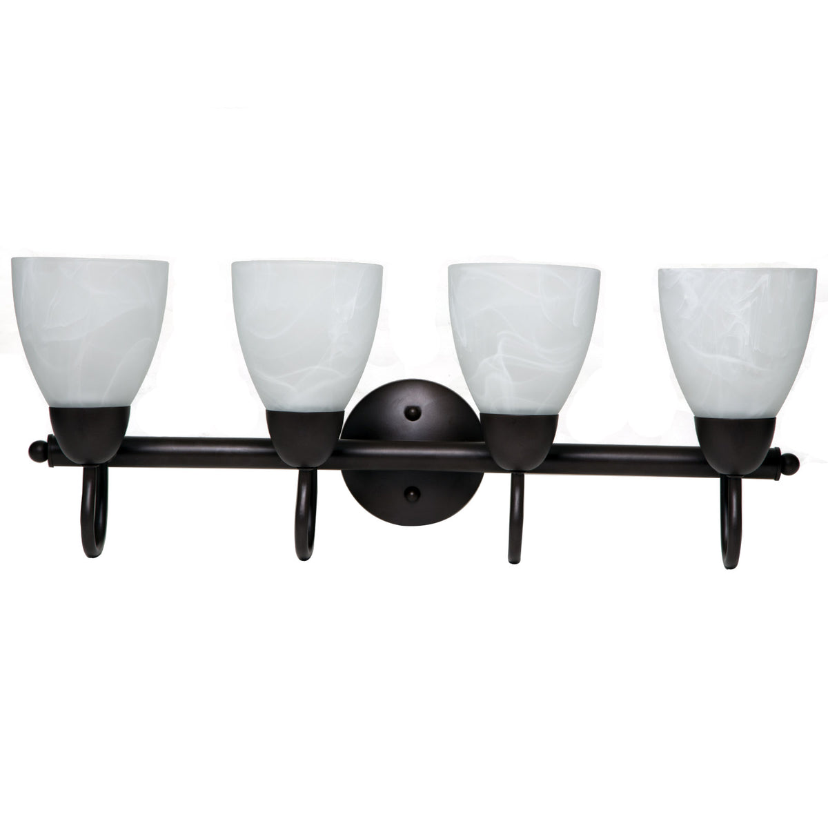 Boston Harbor V83NK04-VB Four Light Vanity Wall Fixtures, Venetian Bronze