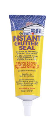 Geocel 29002 Instant Gutter and Narrow Seam Sealant, Grey, 5 Oz