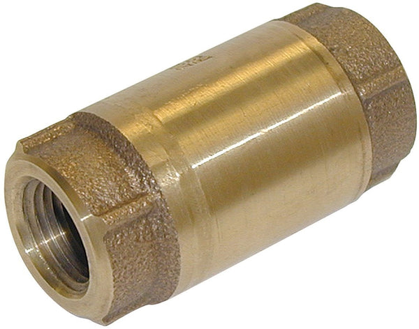 Mueller 101-307NL Low Lead In Line Check Valve, Bronze