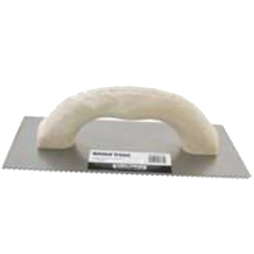 Toolbasix PT-150063L V Notch Teeth Trowel, 4.25" x 9.25"