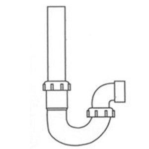 Plumb Pak PP66-6W Washing Machine Trap 1-1/2"X20-1/2"