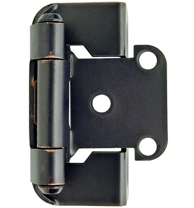 Amerock BPR7550ORB Overlay Self-Closing Hinge, Oil Rubbed Bronze