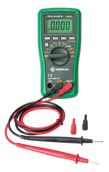 Greenlee DM-45 Digital Multimeter, 600 Volt