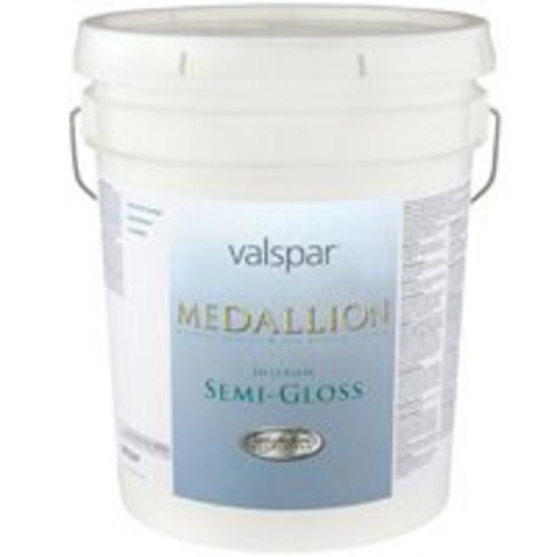 Valspar 027.0002400.008 Interior Latex Paint, 5 Gallon, White