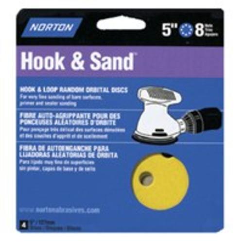 Norton 49158 Grit P60 Sanding Disc 8-Hole, 5"
