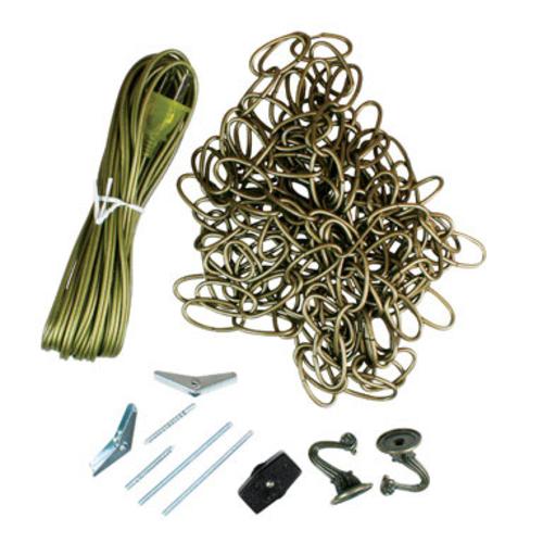 Jandorf 60261 Swag Kit, 15', Antique Brass