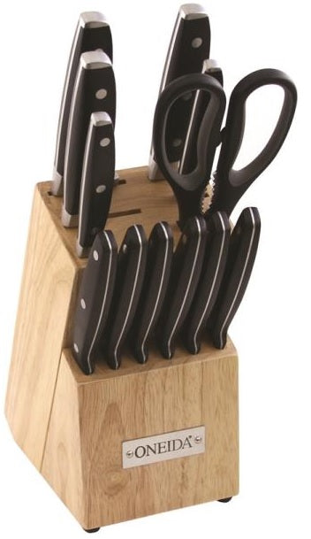 Oneida 55182 13-Piece Triple Rivet Knife Block Set