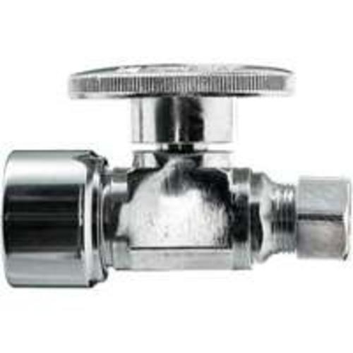 Plumb Pak 2070PCPOLF Quarter-Turn Straight Water Supply Line Valve, 5/8" x 1/2&#039;