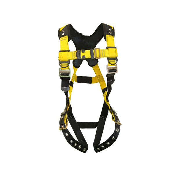 Guardian Fall Protection 37106 Full Body Harness, Black/Yellow