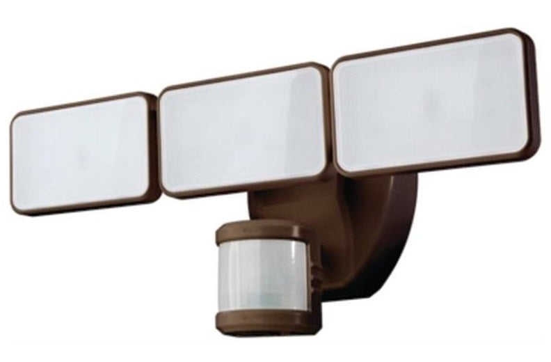 Heathco HZ-5872-BZ Motion Activated Security Light, 240 deg Sensing, 2500 lumens, Bronze