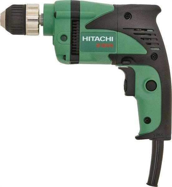 Metabo HPT D10VH2M Electric Drill, 120 V, 3/8 in Chuck
