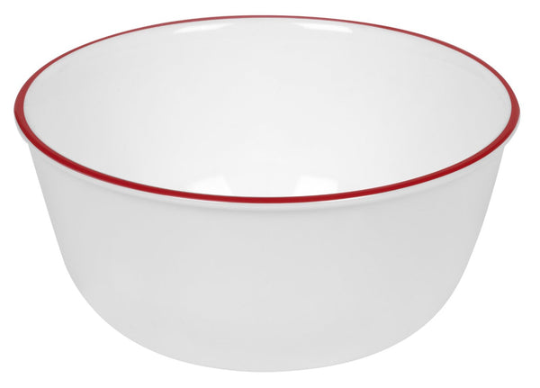 Corelle 1060572 Livingware Red Band 28 Ounce Soup & Cereal Bowl