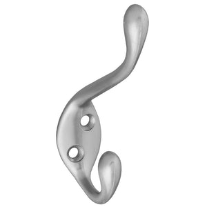 National Hardware N331-041 MPB167 Heavy Duty Garment Hooks, Satin Nickel