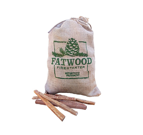 Fatwood 9908 Burlap Bag, 8 LB, .2 CUFT