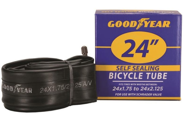 Goodyear 91086 Bicycle Tube, 24" X 1.75 - 2.125, Black