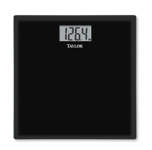 Taylor 75584192B Glass Digital Bath Scale, Black
