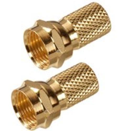 Zenith VA1002RG6TW Coaxial Connectors Rg6, Gold