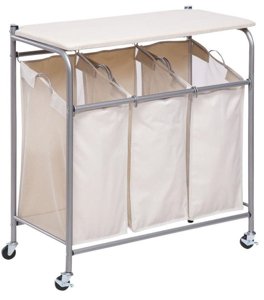 Honey Can Do SRT-01196 Ironing and Sorter Combo Laundry Center