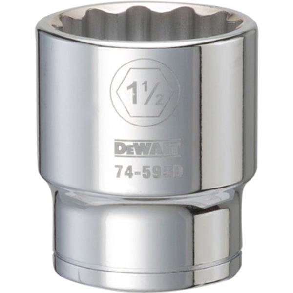 DeWalt DWMT74595OSP SAE 12 Point Socket, 3/4" Drive, 1-1/2"