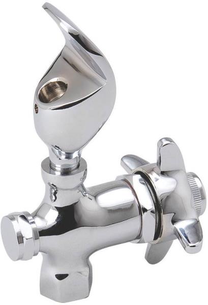 Mueller 220-007NL Drinking Water Bubbler, Self-Closing, Chrome